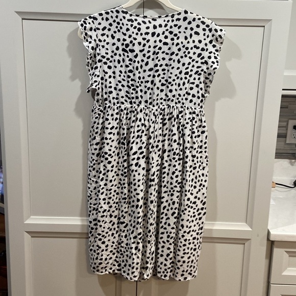 Kirundo Summer Mini Dress V Neck Boho Floral Embroidered Sundress Size Medium - Picture 5 of 8